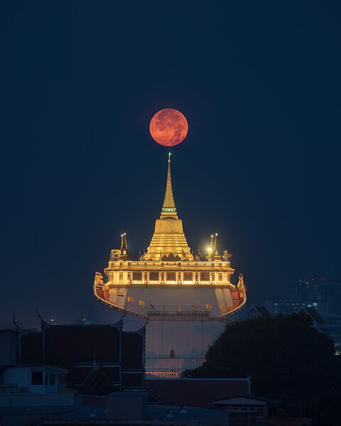 Bild des Buddhistischen Tempels Wat Saket in Bangkok