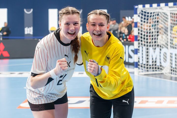 Portraits von Handballerinnen