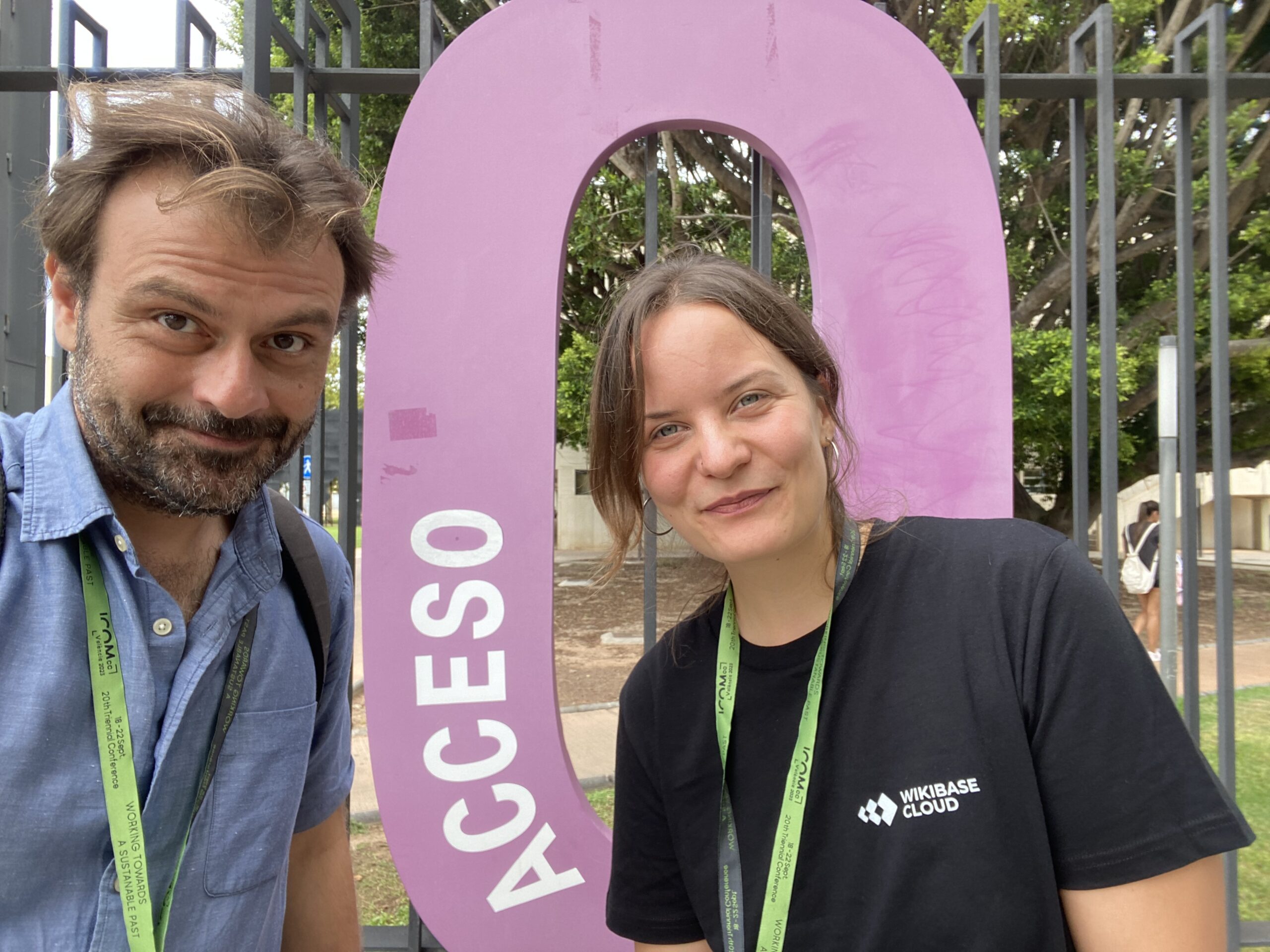 Valerie Wollinger & Christos Varvantakis at ICOM 2023 in Valencia, Spain