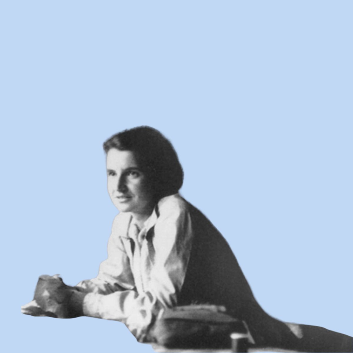 Portrait von Rosalind Franklin, britische Biochemikerin