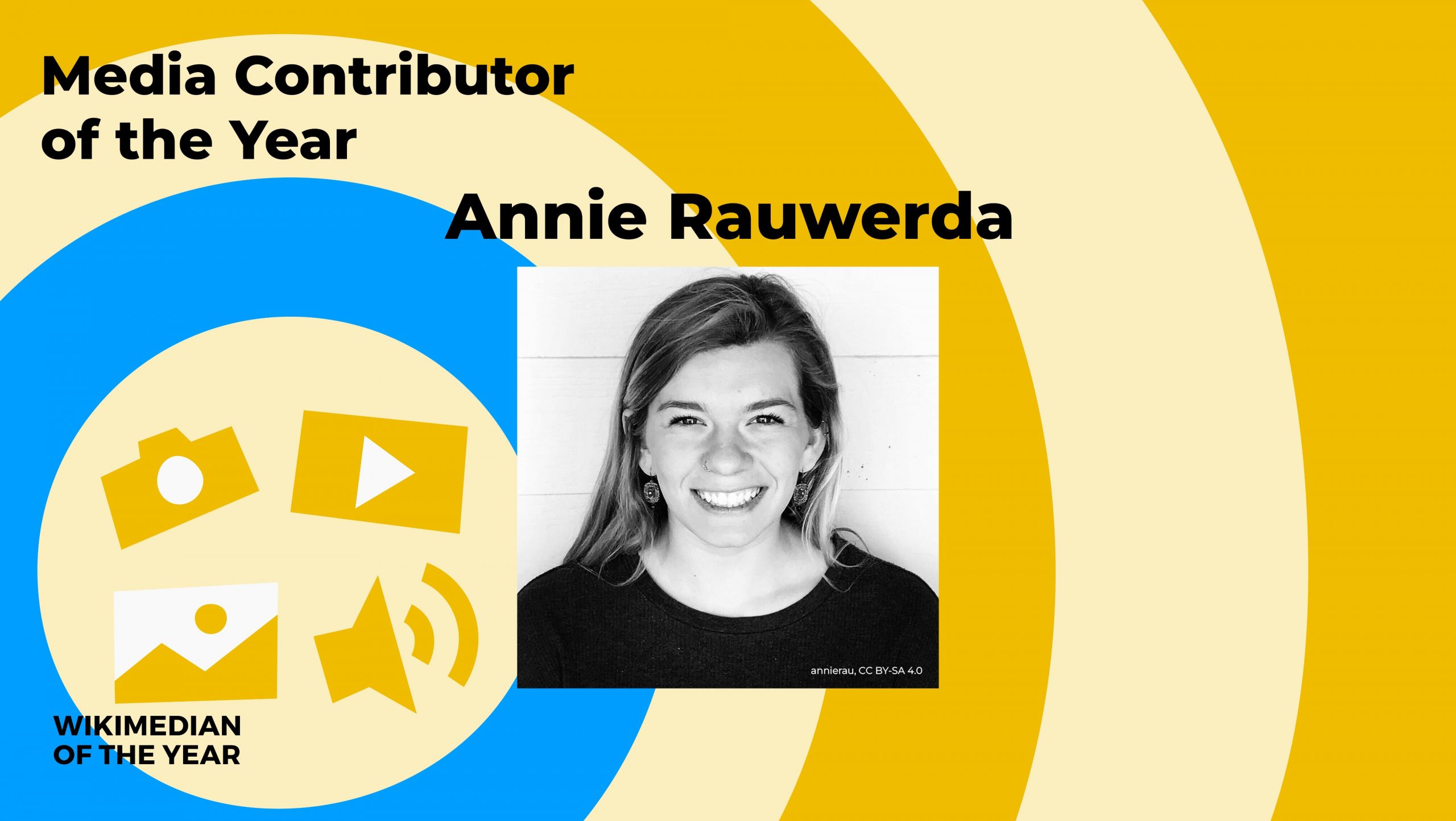 Wikimania 2022 Media Contributer of the Year Annie Rauwerda