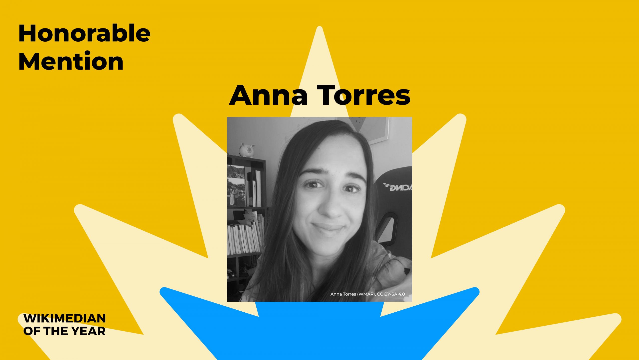 Wikimania Honorable Mention 2022 Anna Torres