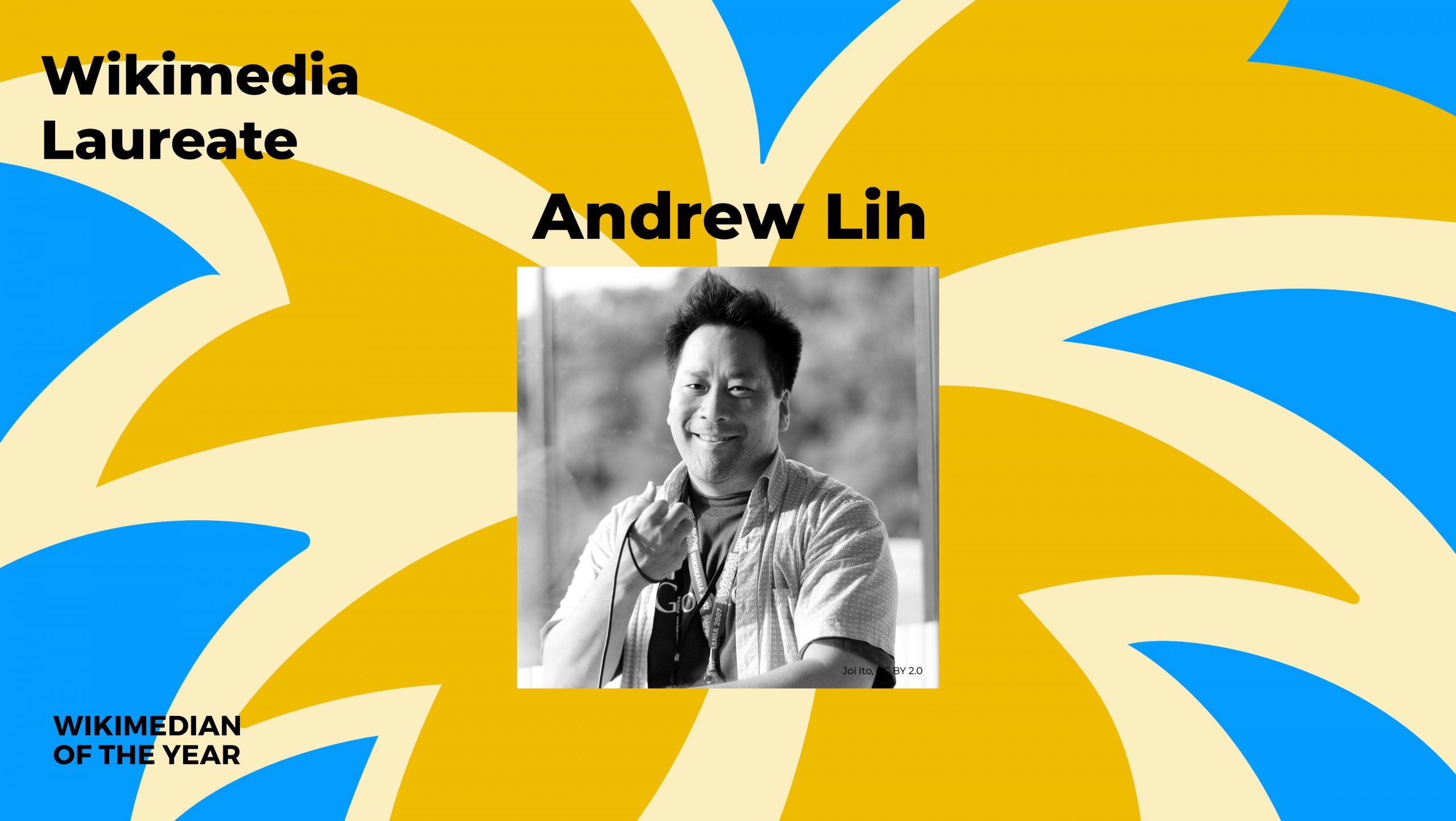 Wikimania 2022 Wikimedia Laureate Andrew Lih