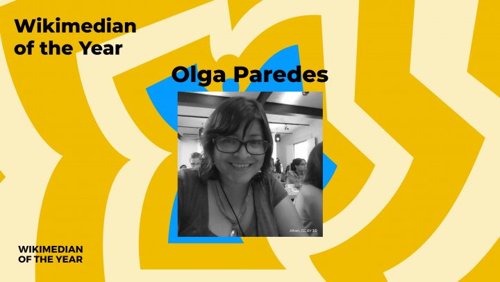 Wikimedian of the Year 2022 Olga Paredes