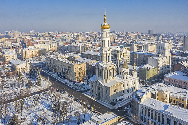 Platz 7: Die Uspensky-Kathedrale in Charkiw (Ukraine)