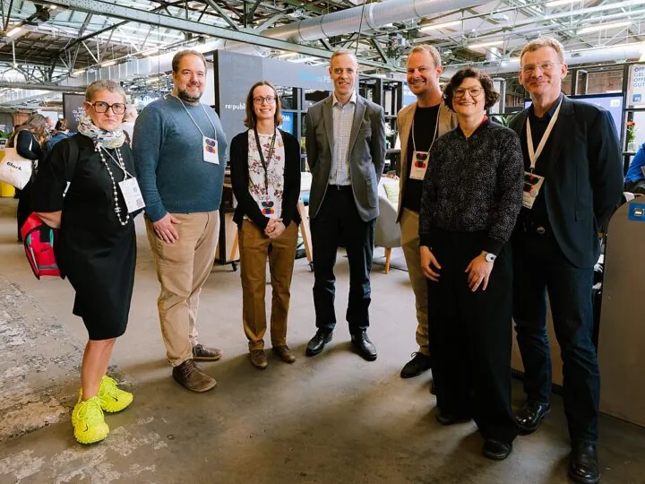 Gruppenfoto auf der Republica 2025. Noch ein (gern gesehener) Gast aus dem neuen Digitalministerium: Staatssekretär Markus Richter (4.v.l.), der zuvor Bundes-CIO war.