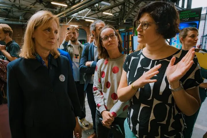 Gruppe von drei Menschen auf der Republica 2025