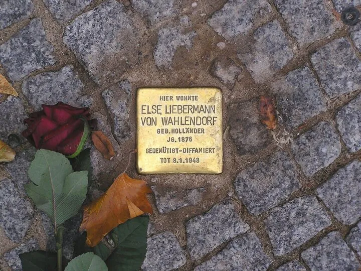 Stolperstein Else Liebermann von Wahlendorf, Berlin, Budapester Strasse