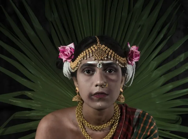 Traditioneller Tänzer, Indien.