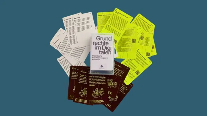 Kartenset Grundrechte im Digitalen