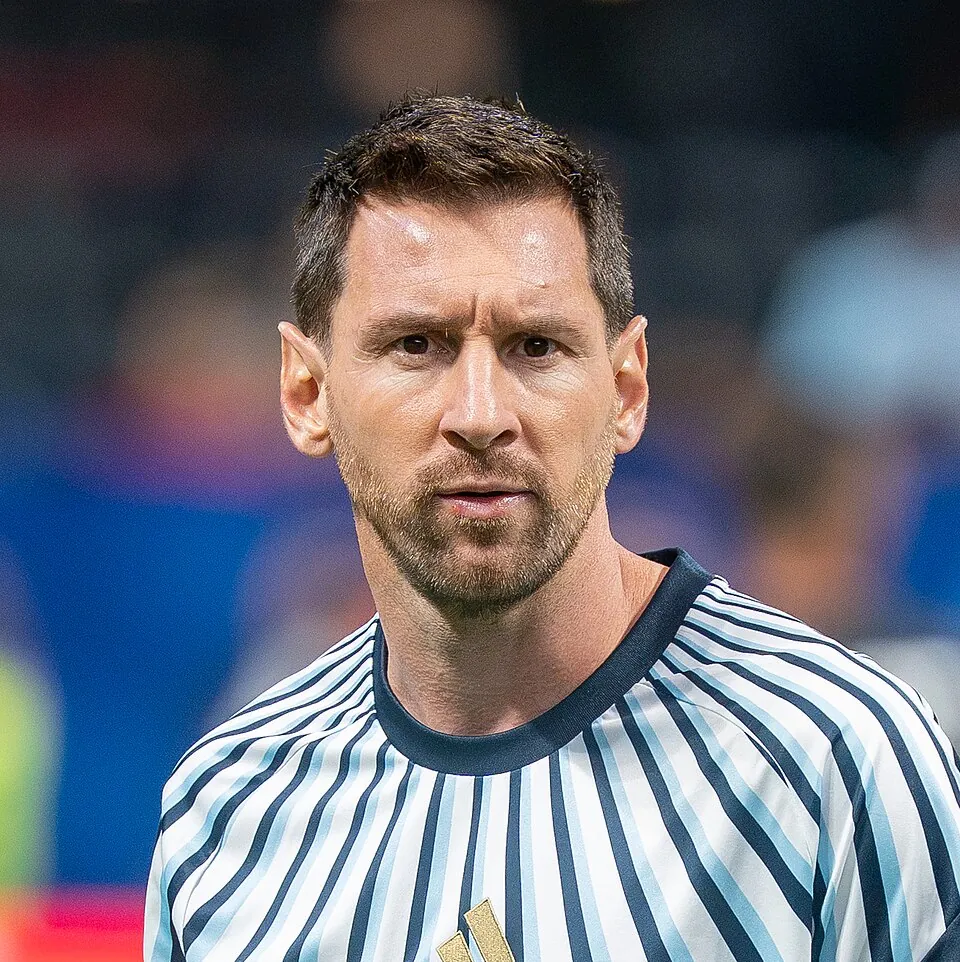 Lionel Messi im argentinischen Trikot.