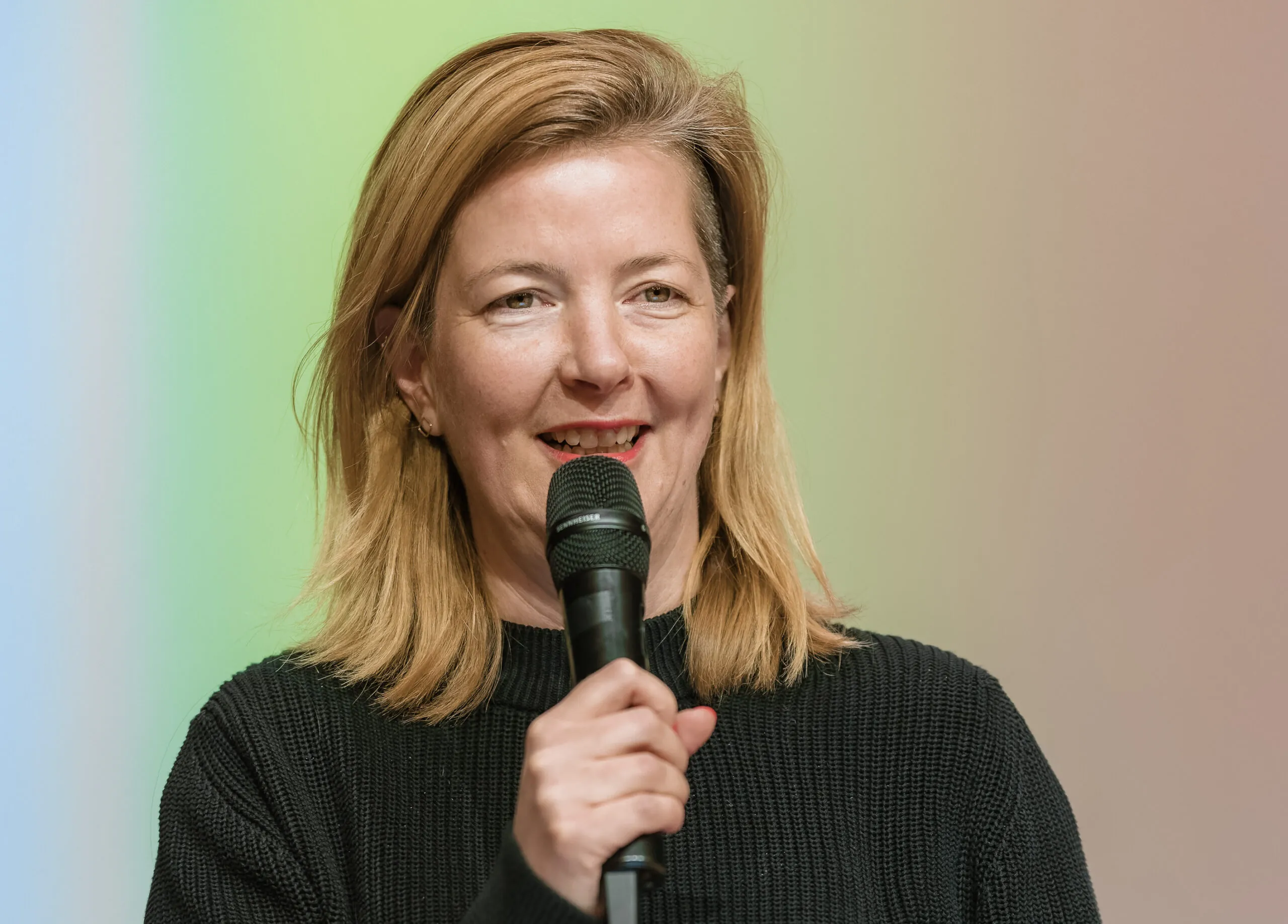 Nicole Ebber auf dem Wikimedia Summit 2024