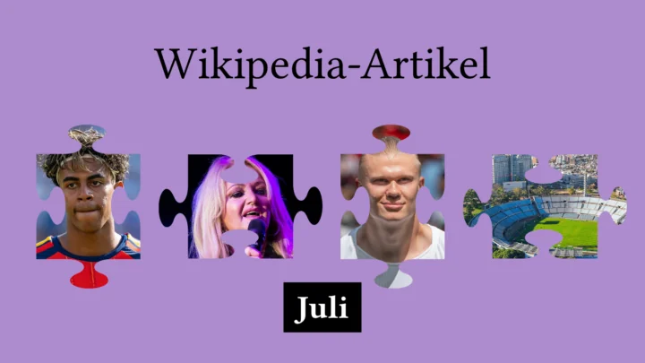 Titelbild Top 10 Wikipedia-Artikel im Juli