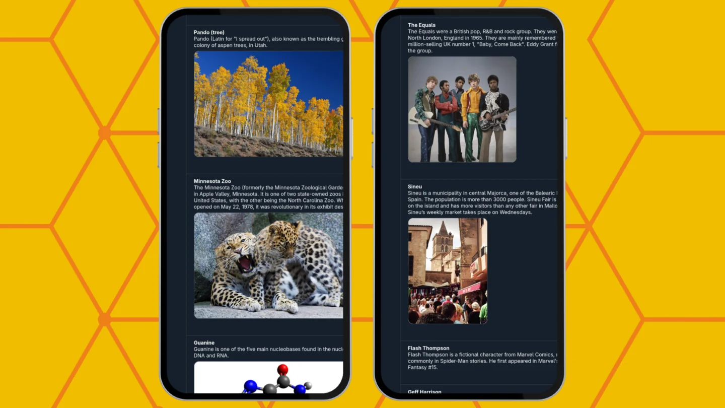 Screenshots von Xikipedia